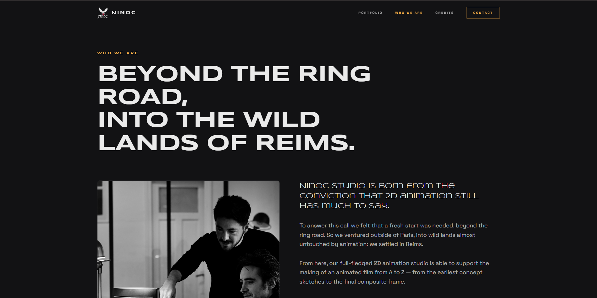 Ninoc Studio who we are page